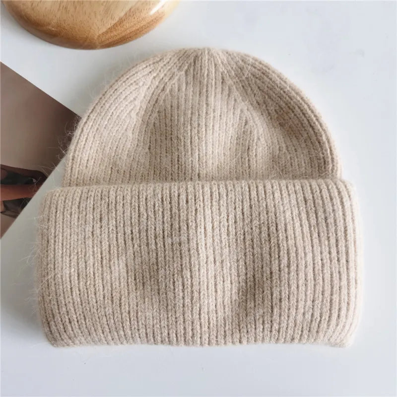 Rippenmütze in modernen Farben ⎜ Unisex-Strickmütze für trendige und warme Winter-Styles