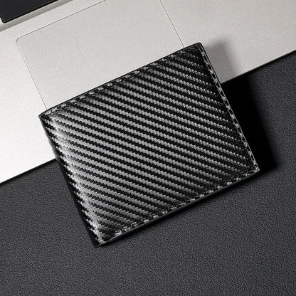 Dreifach faltbare Geldbörse ⎜ Edles RFID-Portemonnaie mit schlankem, modernen Design