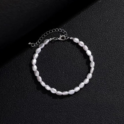 Schlichtes Perlenarmband⎜ Stilvoller Schmuck für elegante Alltagsmomente