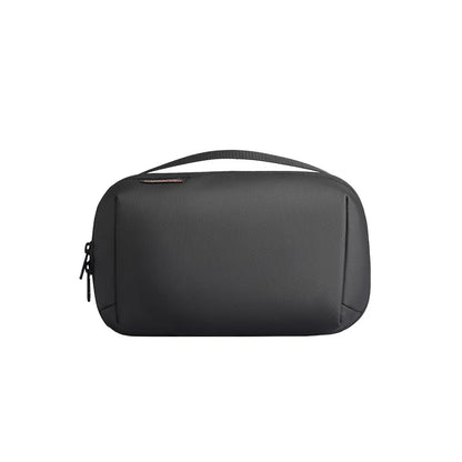 Herren-Kulturtasche mit Griff ⎜ Wasserabweisendes Modell mit viel Platz für Pflegeartikel auf Reisen