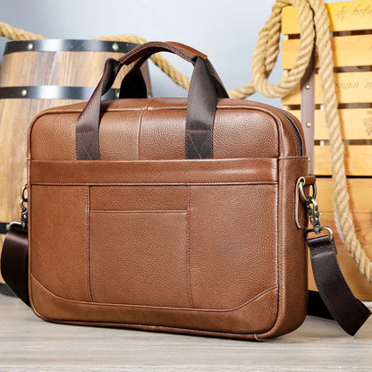 Notebooktasche mit vielen Fächern ⎜ Robuste Laptoptasche mit separatem Innenraum für Zubehör und Dokumente