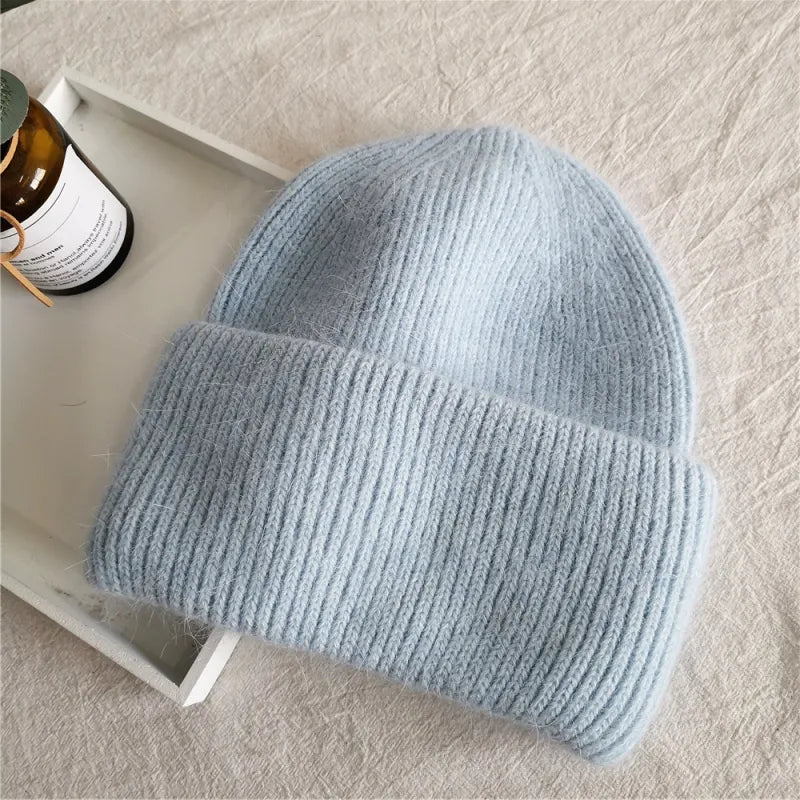 Rippenmütze in modernen Farben ⎜ Unisex-Strickmütze für trendige und warme Winter-Styles
