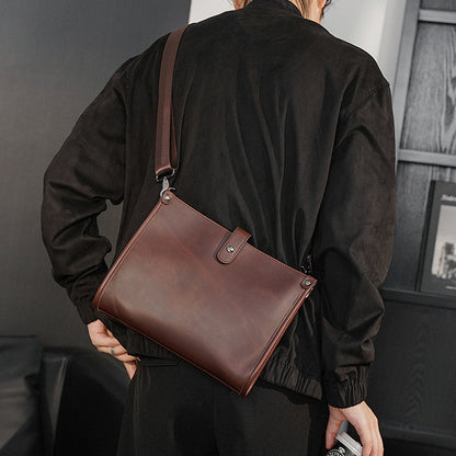 Praktische Schultertasche für unterwegs ⎜ Leichtes Modell mit Außentaschen für Reise und Alltag