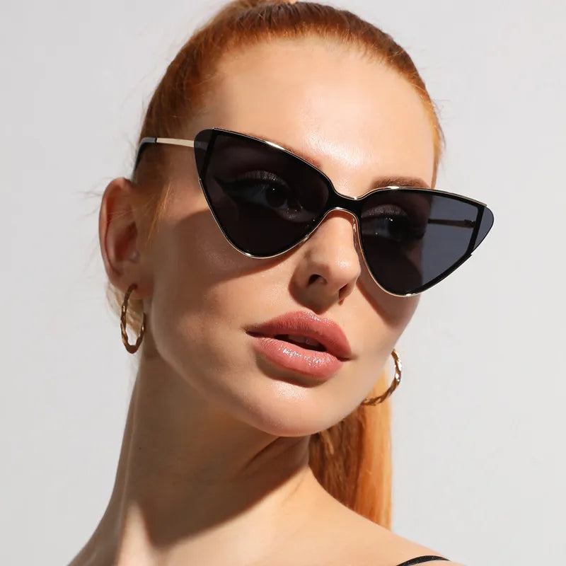 Cat-Eye Sonnenbrille im Retro-Stil ⎜ Stylisches Must-have mit UV-Schutzfunktion