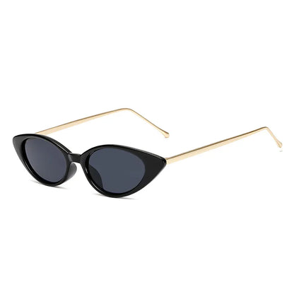 Kompakte eckige Damen-Sonnenbrille ⎜ Kleines Retro-Design mit UV-Schutz für trendige Outfits