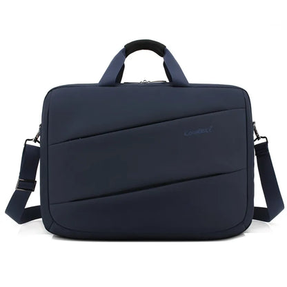 Wasserfeste Notebooktasche für Herren ⎜ Robuste Umhängetasche mit Stoßschutz für Alltag und Business