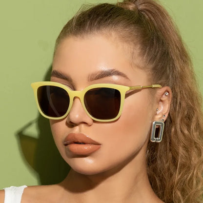 Vintage-Sonnenbrille mit Metallbügeln ⎜ Perfekt für City-Styles und sonnige Tage