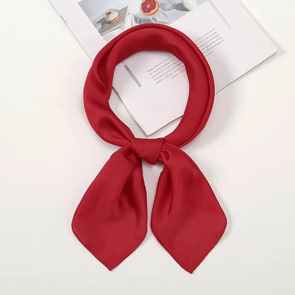 Satin-Halstuch für Damen ⎜ Dezentes Accessoire für feine Akzente im Alltag oder am Abend