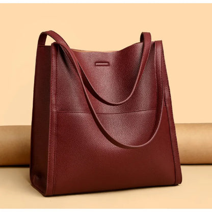 Elegante Handtasche für Damen ⎜ Schlichtes Design mit viel Platz für tägliche Essentials