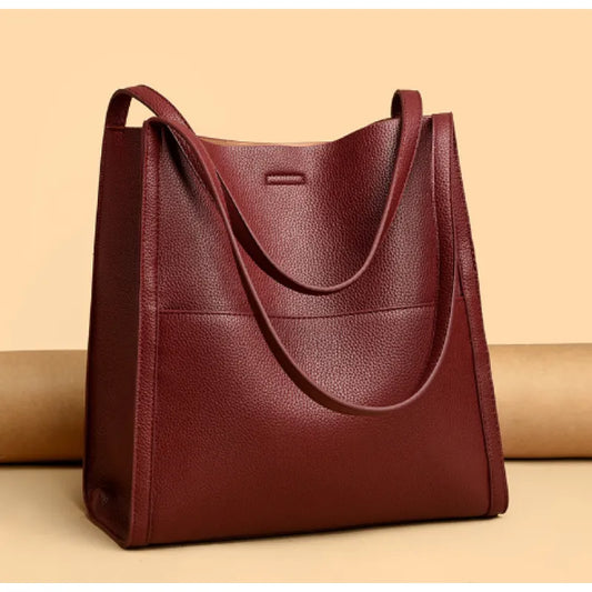 Elegante Handtasche für Damen ⎜ Schlichtes Design mit viel Platz für tägliche Essentials