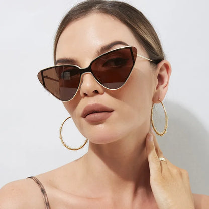 Cat-Eye Sonnenbrille im Retro-Stil ⎜ Stylisches Must-have mit UV-Schutzfunktion