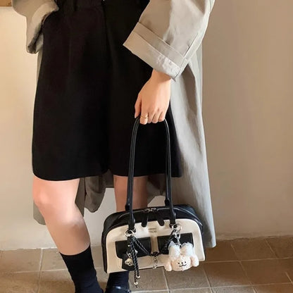 Verspielte Tragetasche für Damen ⎜ Modische Handtasche im Kuscheltier-Stil mit kreativen Details