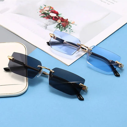 Retro-Sonnenbrille für Damen im Quadratstil ⎜ Schlichtes Modell für elegante City-Outfits mit UV-Schutz