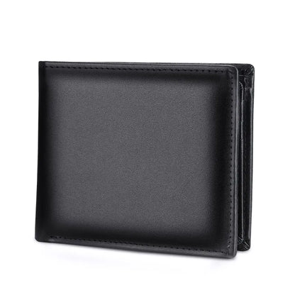 Zeitlose Herren-Lederbörse ⎜ Klassisches Portemonnaie mit edlem Look und Fächern für Karten und Geldscheine
