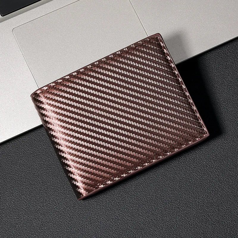 Dreifach faltbare Geldbörse ⎜ Edles RFID-Portemonnaie mit schlankem, modernen Design