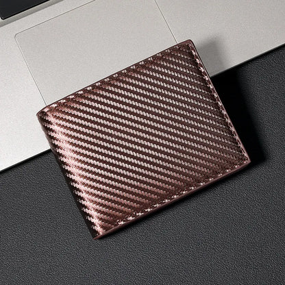 Dreifach faltbare Geldbörse ⎜ Edles RFID-Portemonnaie mit schlankem, modernen Design