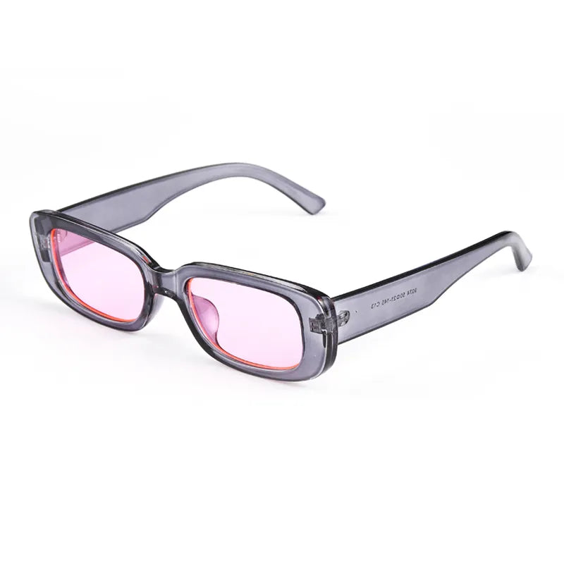 Damen-Sonnenbrille im Micro-Retro-Stil ⎜ Schmaler Rahmen für urbane Sommerlooks