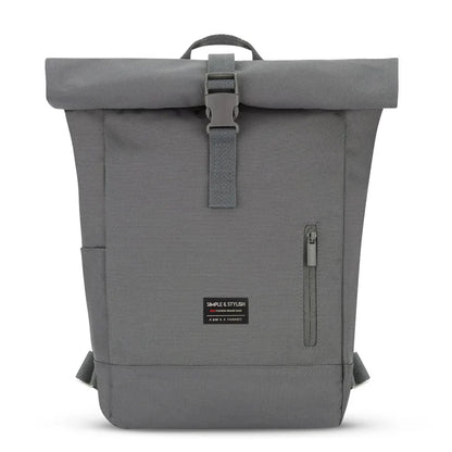 Rolltop Rucksack für Städtetrips ⎜ Wasserabweisender Rucksack mit Schnalle und sicherem Hauptfach