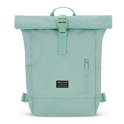 Rolltop Rucksack für Städtetrips ⎜ Wasserabweisender Rucksack mit Schnalle und sicherem Hauptfach