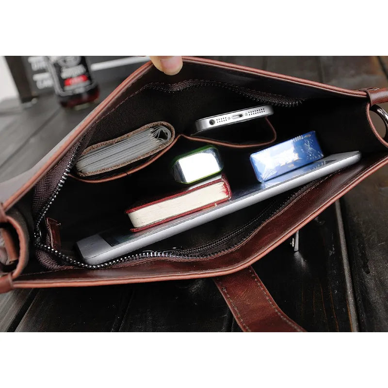 Praktische Schultertasche für unterwegs ⎜ Leichtes Modell mit Außentaschen für Reise und Alltag
