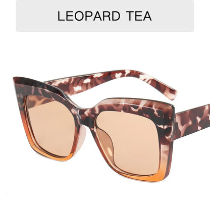 Randlose Damen-Sonnenbrille im Farbverlauf-Look ⎜ Leichtes Design für modischen UV-Schutz
