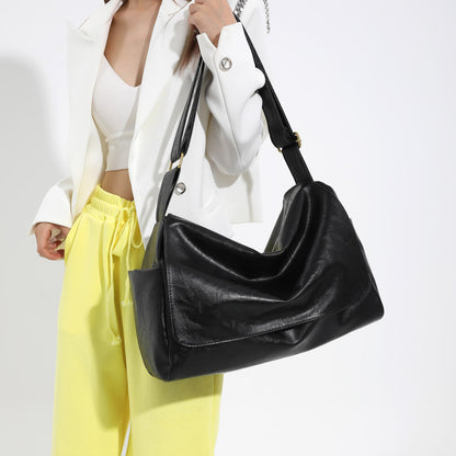Crossbody-Tasche für Damen ⎜ Weiche Umhängetasche mit Vintage-Lederlook für Alltag und Reisen