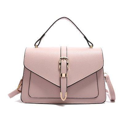 Klassische Umhängetasche für Damen ⎜ Elegante Schultertasche mit Schnalle für Alltag und besondere Anlässe