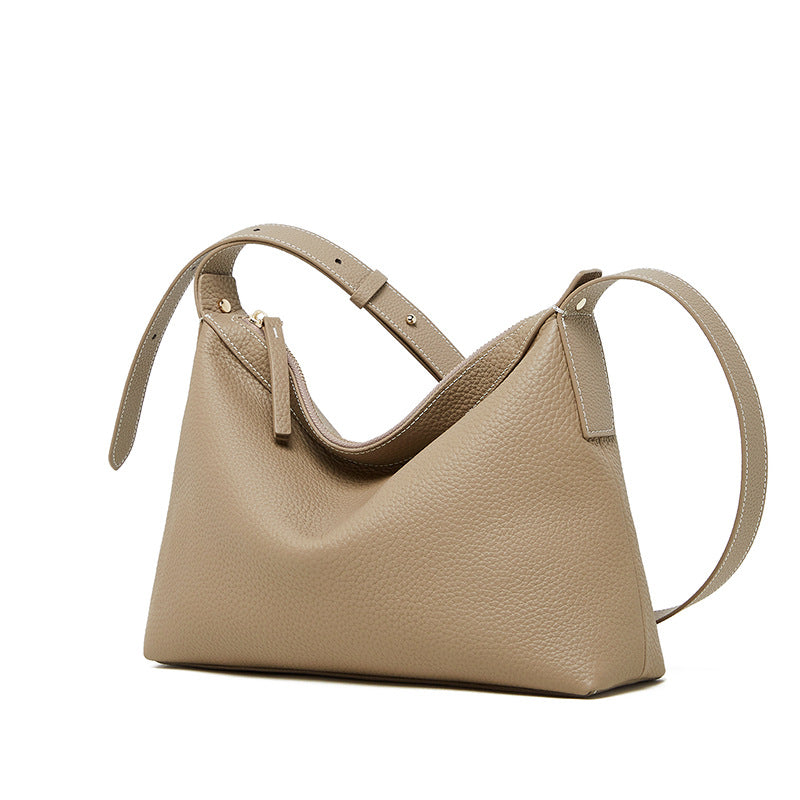Vintage Ledertasche für Damen ⎜ Robuste Umhängetasche mit besonderem Design