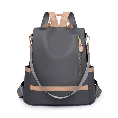 Anti-Diebstahl Rucksack für Damen ⎜ Stylischer Cityrucksack mit Reißverschluss und verstecktem Fach