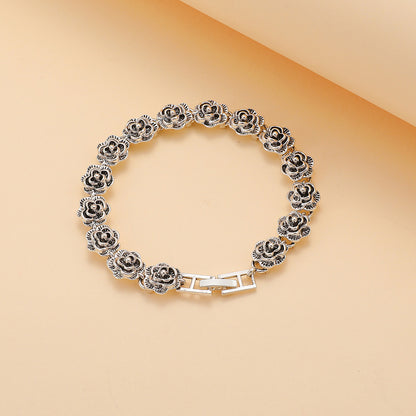 Rosen-Armband für Damen ⎜ Romantisches Vintage-Design im Retro-Stil für stilvolle Outfits