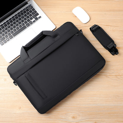 Business Notebooktasche für Herren ⎜ Große Aktentasche mit Schultergurt für Laptop und Dokumente