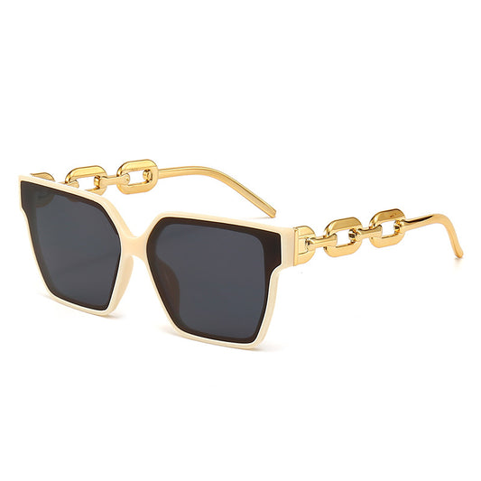 Quadratische Sonnenbrille im Statement-Stil ⎜ Unisex-Design für Streetstyle & Sonne