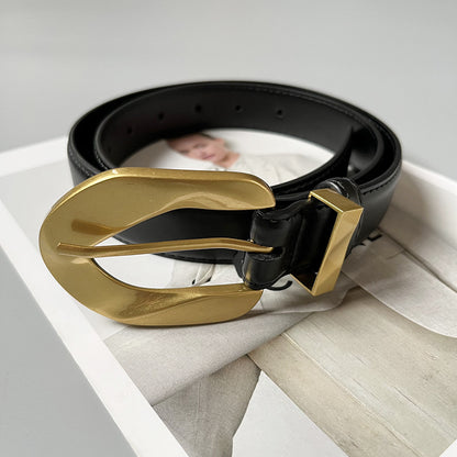 Taillengürtel mit Metallschließe für Damen ⎜ Verstellbares Accessoire im Retro-Stil für feminine Outfits