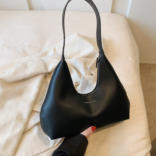 Schultertasche für Damen ⎜ Elegante Handtasche im Retro-Design mit viel Stauraum für Alltag und Büro