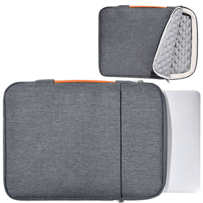 Notebook Tasche mit Griff ⎜ Stoßfeste Laptophülle mit Fleece-Futter und Fach für Zubehör und Reisedokumente