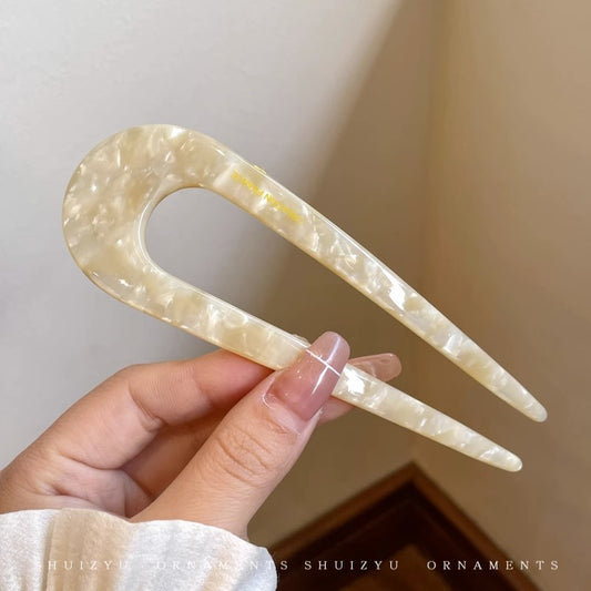 U-förmige Haarnadel für Damen ⎜ Stabile Frisurenspange für elegante Dutts und klassische Hochsteckfrisuren