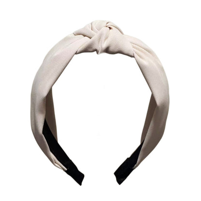 Haarreif mit Knoten für Damen ⎜ Breites Stirnband aus Stoff im Retro-Stil für Alltag und modische Outfits