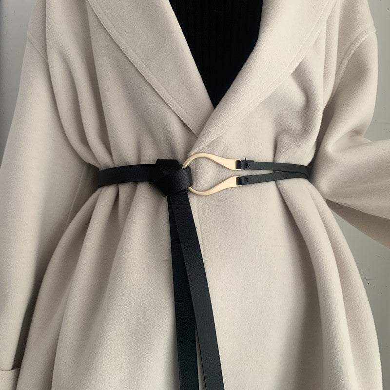 Knoten-Gürtel für Damen ⎜ Schmaler Taillengürtel im minimalistischen Look für vielseitige Styles