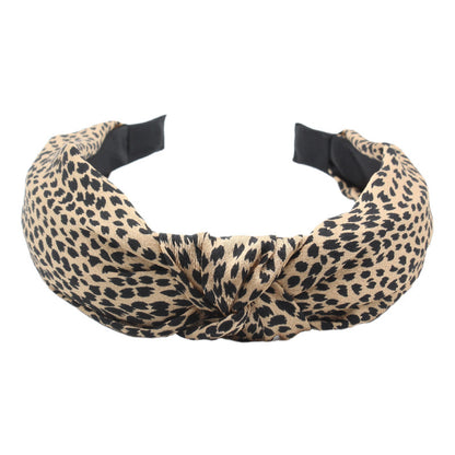 Haarreif mit Knoten für Damen ⎜ Breites Stirnband aus Stoff im Retro-Stil für Alltag und modische Outfits
