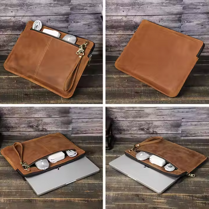 Klassische Laptophülle⎜ Robuste Schutzhülle mit weichem Innenfutter für Notebooks