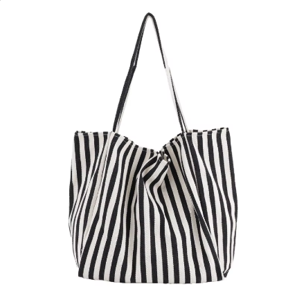Damen Schultertasche mit Strukturdesign ⎜ Modischer Shopper für Freizeit und Büro