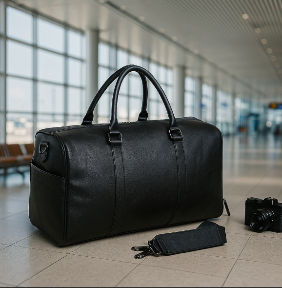 Retro-Reisetasche aus Leder ⎜ Stilvoller Weekender für Herren mit großzügigem Stauraum