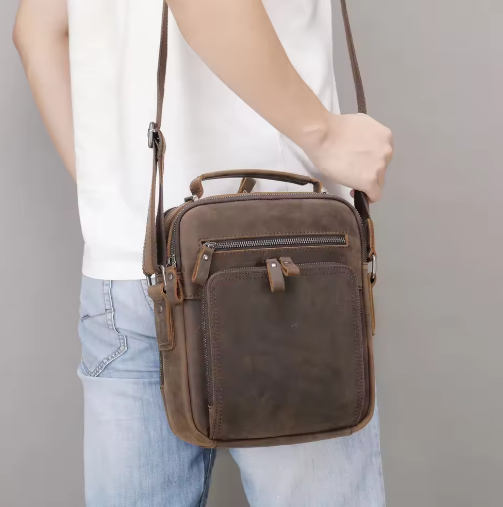Einriemen-Tasche für Herren ⎜ Funktionales Modell für Radfahrer, Freizeit und Citytouren