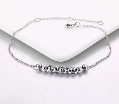 Roségoldenes Perlenarmband für Damen ⎜ Dezenter Glanz für elegante und zurückhaltende Alltagsmomente