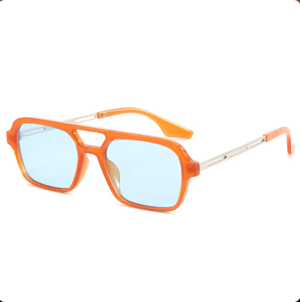 Damen-Sonnenbrille mit schmalem Rahmen ⎜ Feines Cut-Design für stilvollen Alltagslook mit UV-Schutz