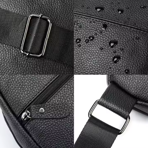 Lange Herrenbörse aus Leder ⎜ Brieftasche mit Reißverschluss, Karteneinsätzen und Smartphone-Fach