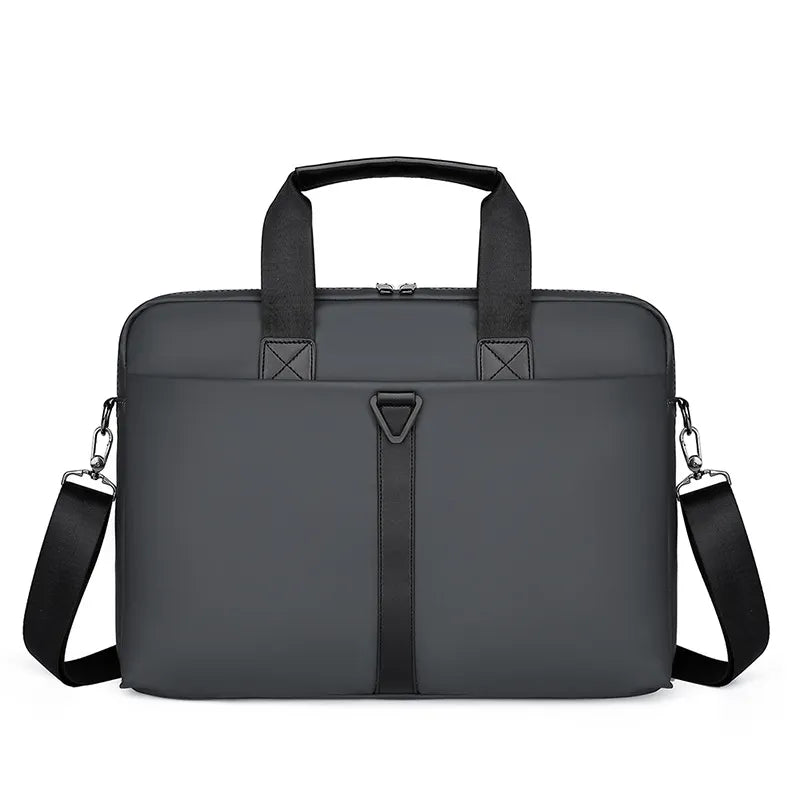 Große Laptoptasche für Herren ⎜ Wasserfeste Business-Tasche mit Schulterriemen für Reisen und Alltag