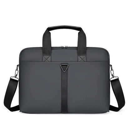 Große Laptoptasche für Herren ⎜ Wasserfeste Business-Tasche mit Schulterriemen für Reisen und Alltag