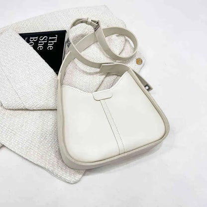 Damen Umhängetasche in Lederoptik ⎜ Hochwertige Tasche mit Struktur und breitem Riemen für moderne Styles