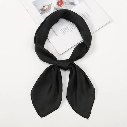 Satin-Halstuch für Damen ⎜ Dezentes Accessoire für feine Akzente im Alltag oder am Abend